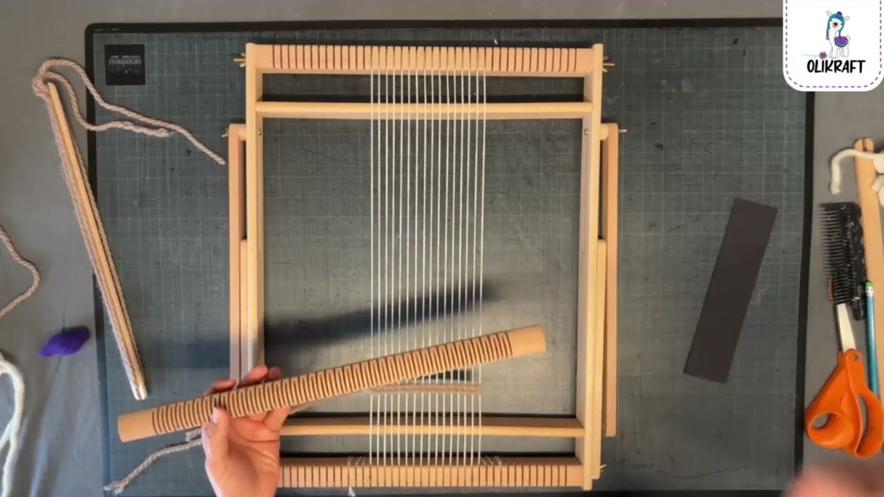 Weaving 101: 1/3 Beginner Series with Olikraft&mdash;Warping and Plain Weave