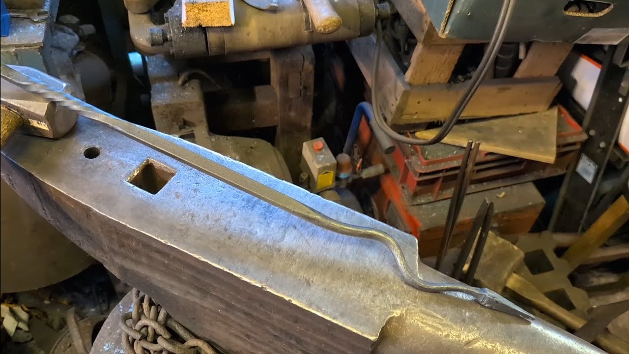 Hand Forged Dragon Head Firepoker - Part 2