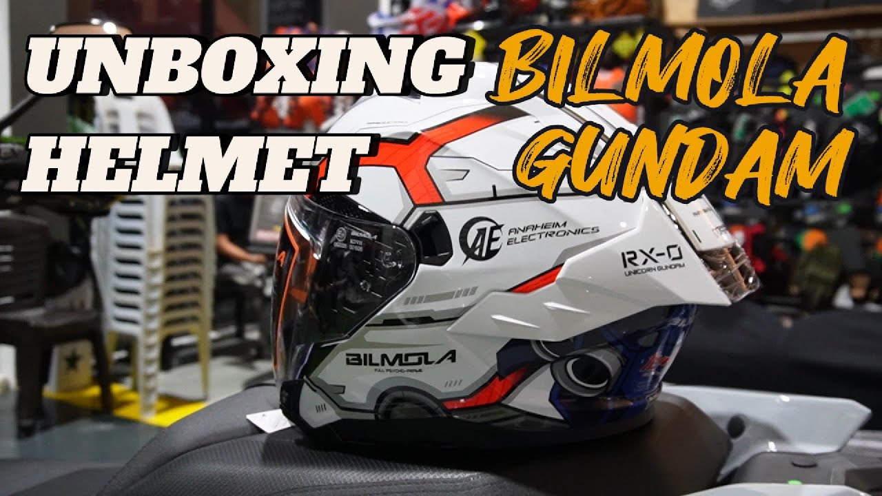 HELM BILMOLA AD JET RX-O UNICORN GUNDAM LIMITED EDITION | REVIEW | 399 UNIT ONLY IN THE WORLD !!