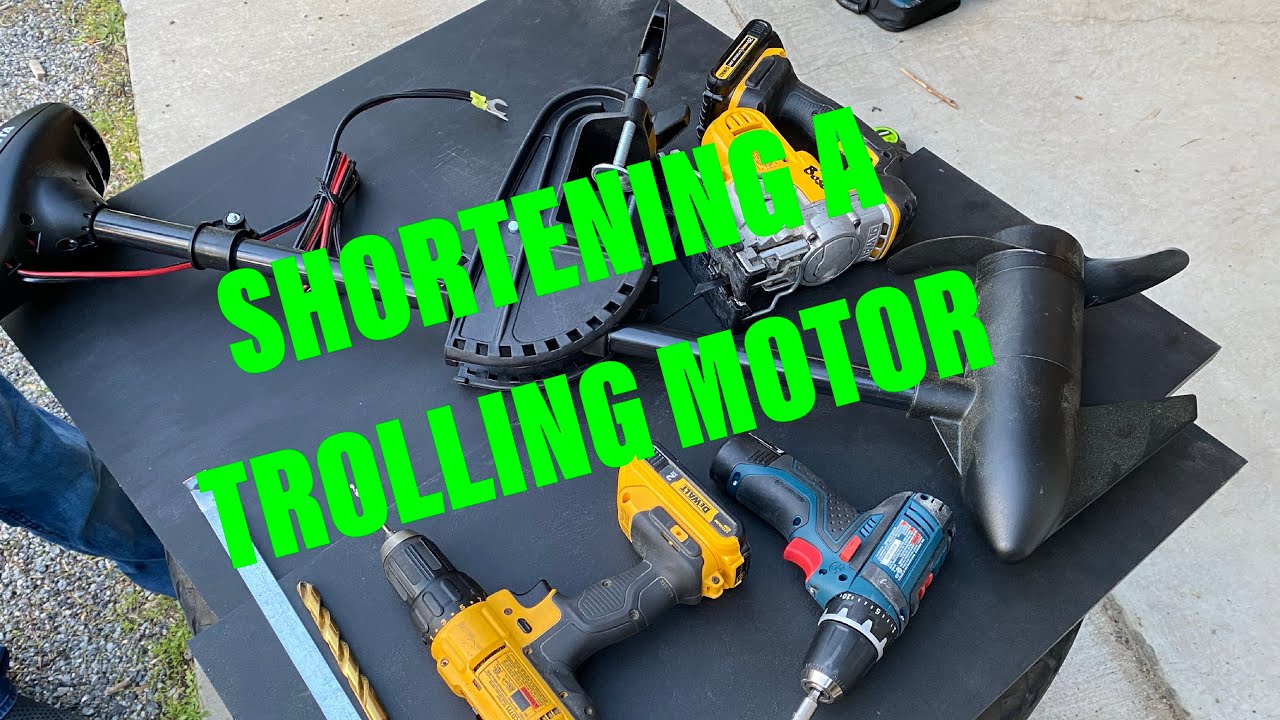 How to Shorten Your Trolling Motor Shaft (Super Easy)