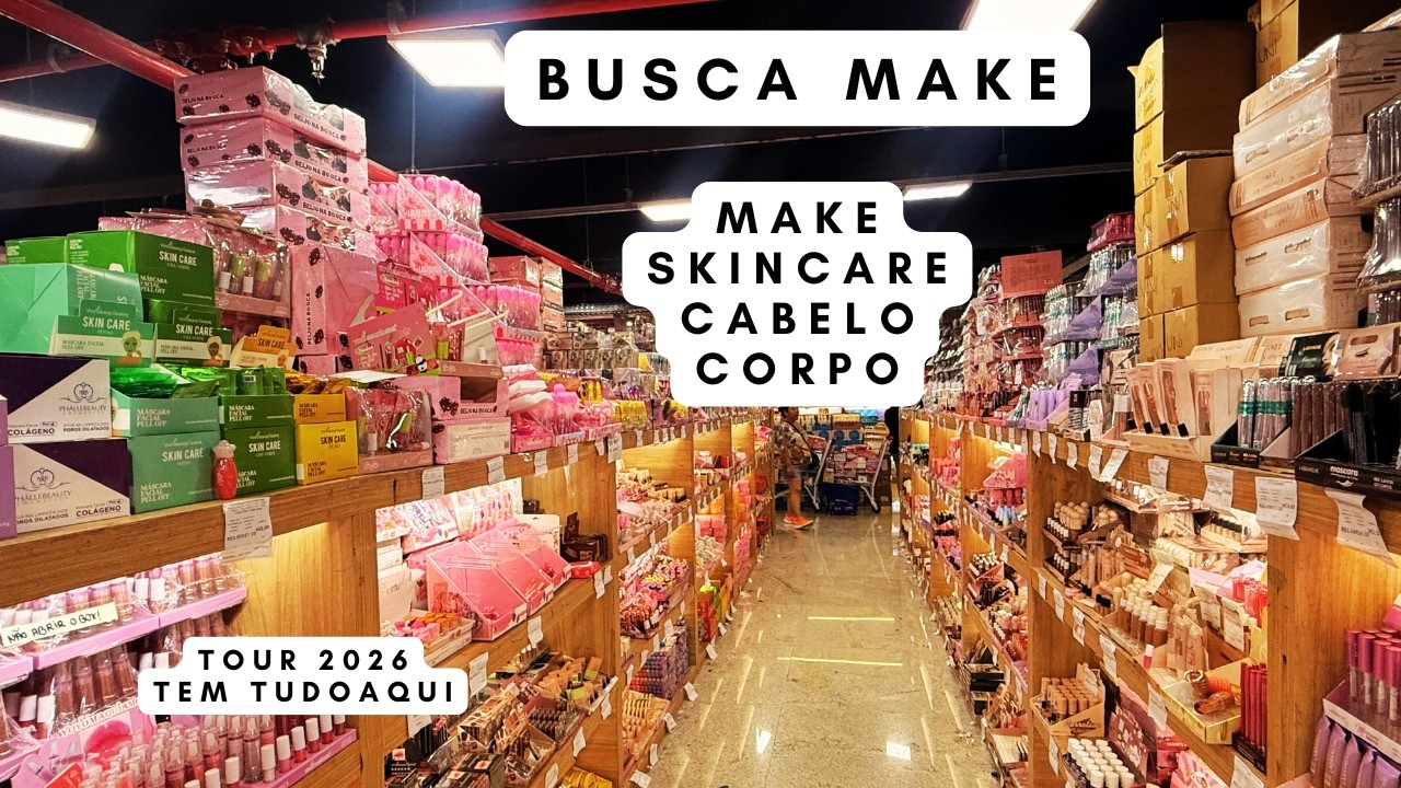 A LOJA DE BELEZA MAIS FAMOSA DA INTERNET! Vale mesmo a pena? Tour completo no Busca Make