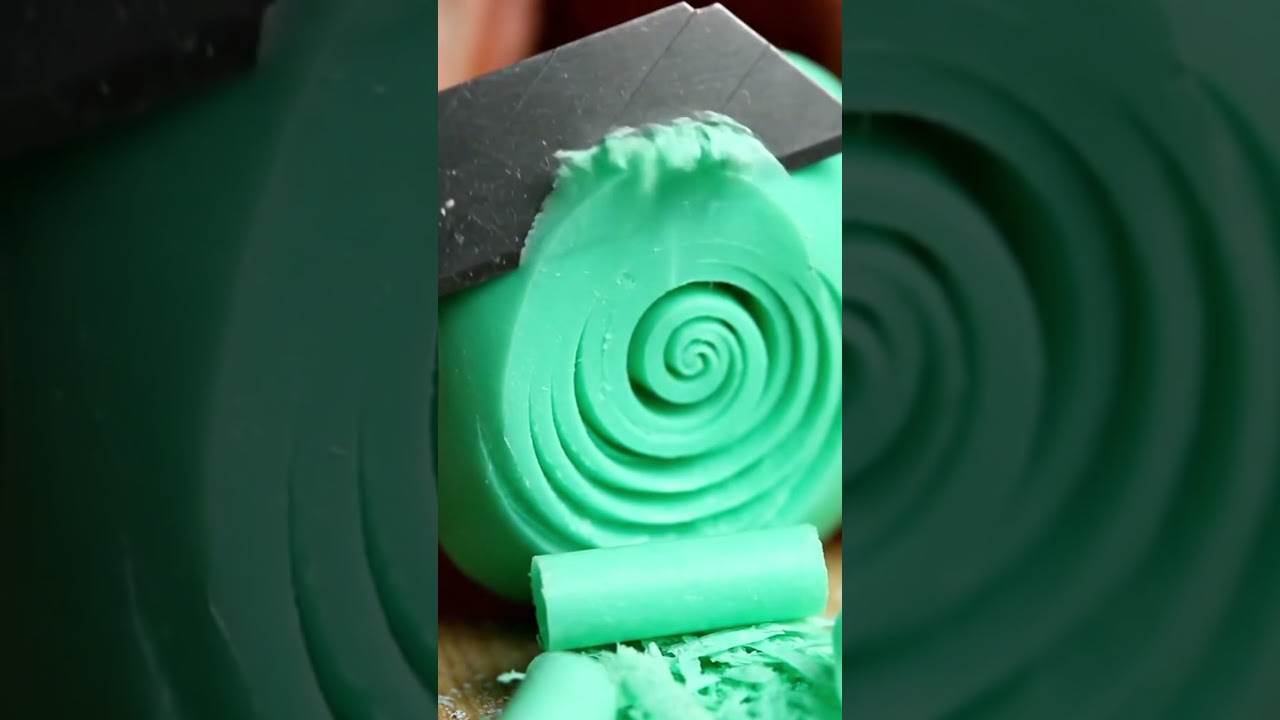 Soap carving that melts your stress away #asmr #relaxing #satisfying