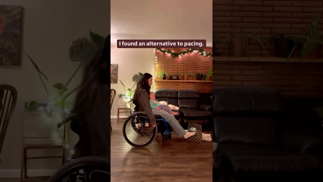 I found an alternative to pacing 😶 #ambulatorywheelchairuser #disabilityaid