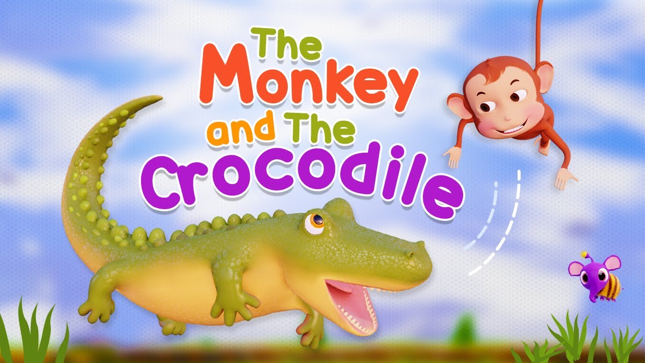 The Monkey and The Crocodile | Bedtime Stories For Kids | Elefaanty