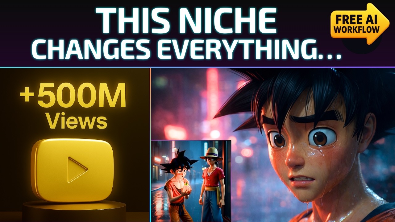 How to Make Million-View Viral Goku Shorts on YouTube with Free AI (Full Tutorial)