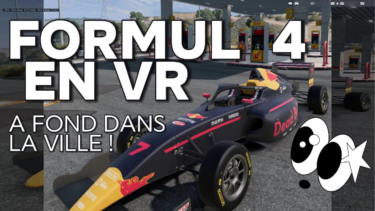 UNE F4 EN VILLE en VR et Volant SimRacing