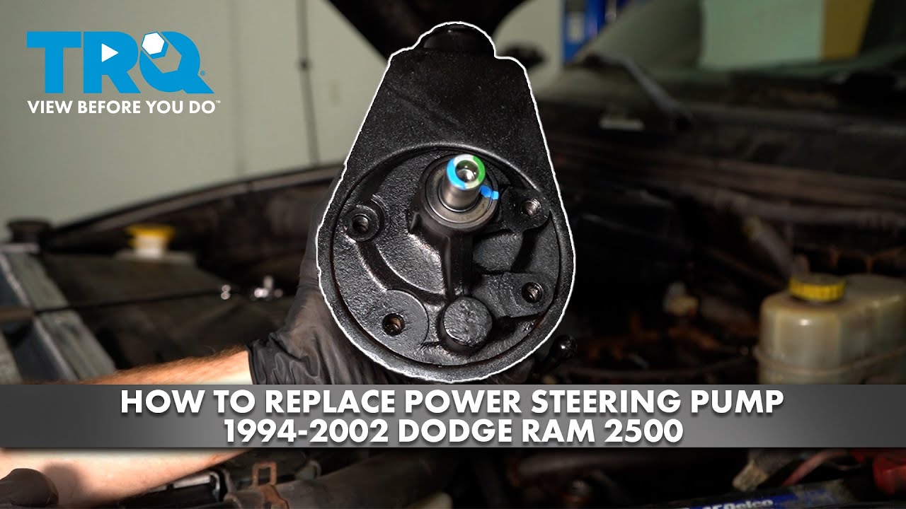 How to Replace Power Steering Pump 1994-2002 Dodge Ram 2500
