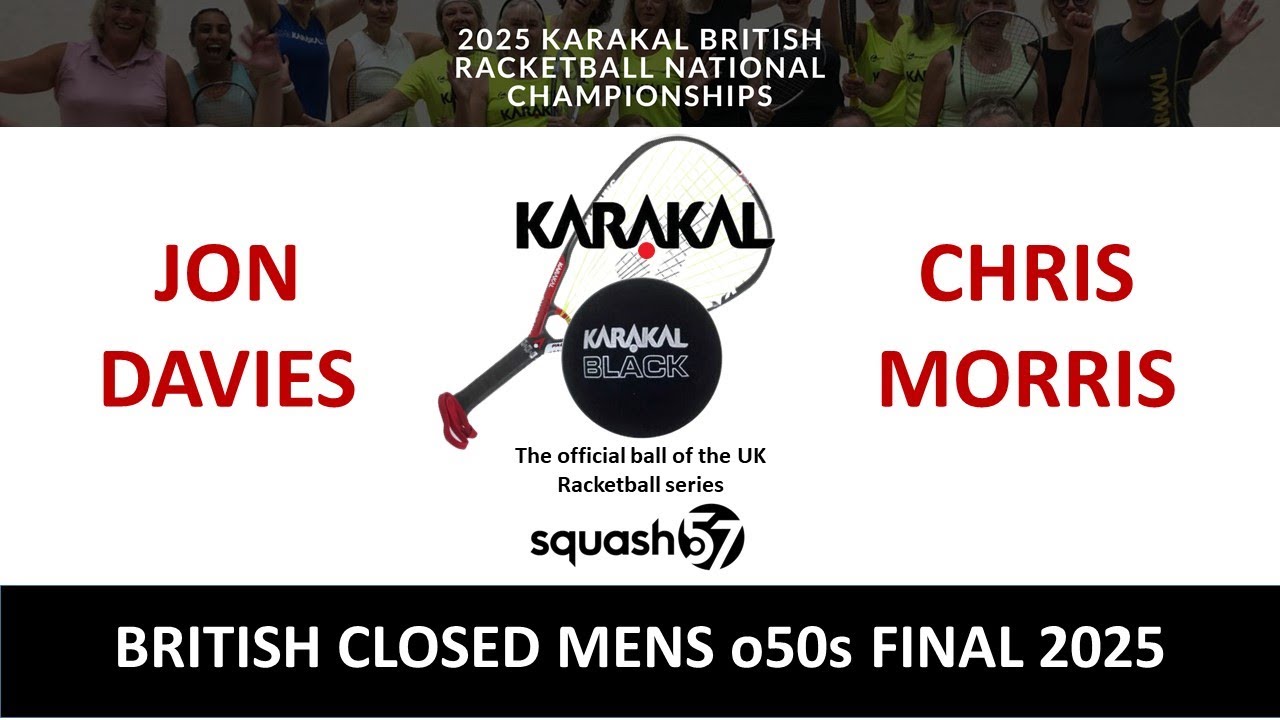 British Closed Squash57 2025 Men's o50s Final