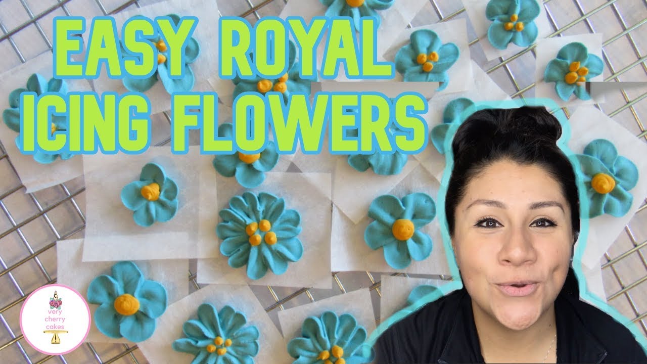 HOW TO MAKE ROYAL ICING FLOWERS