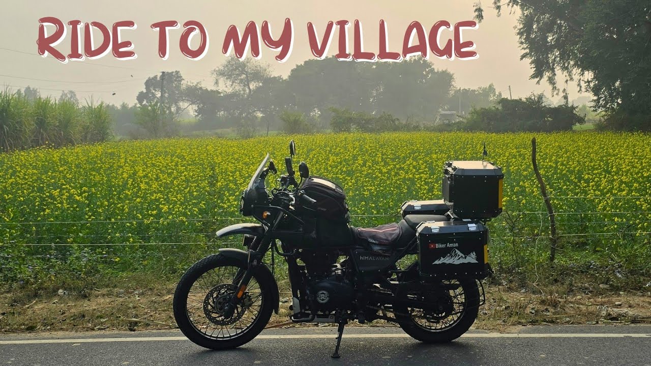 Riding a HIMALAYAN to my Childhood Village is CRAZY | LUCKNOW to BILSI (BUDAUN)