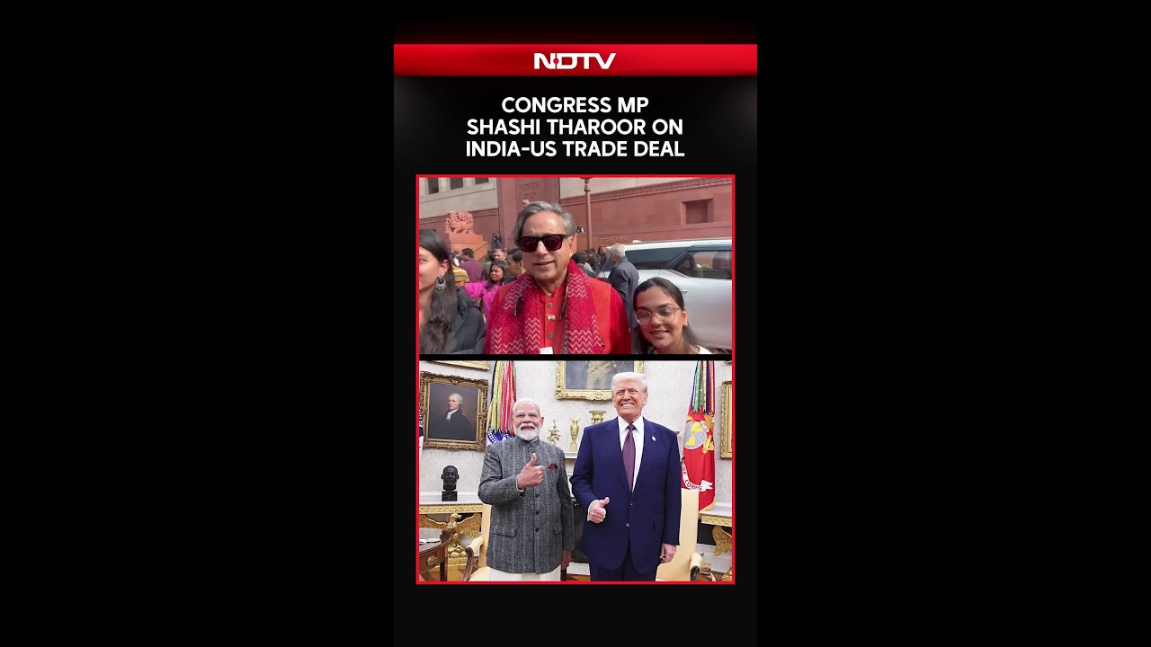 Congress MP Shashi Tharoor On India-US Trade Deal