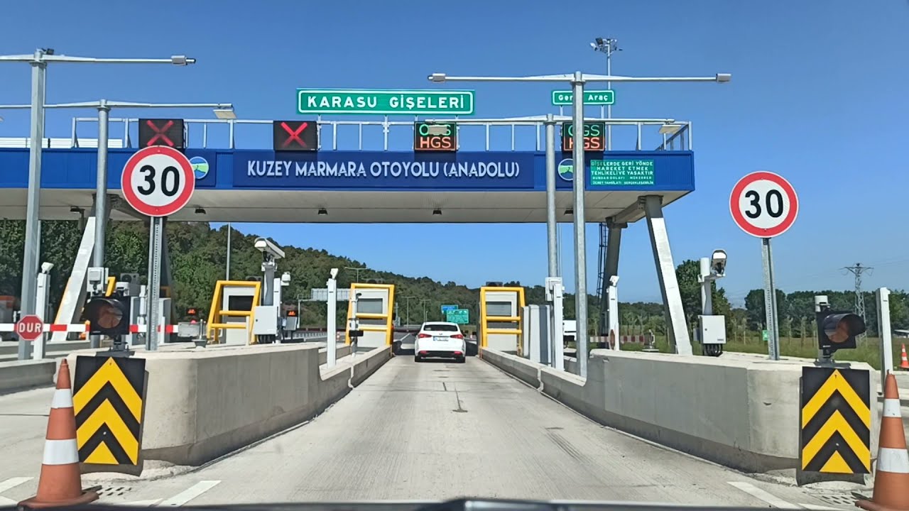 Kuzey Marmara Otoyolu' nu kullandim.Şaka gibi.Çok iyi olmuş.Akyazidan cikis 67.5TL.#karasu #akyazı