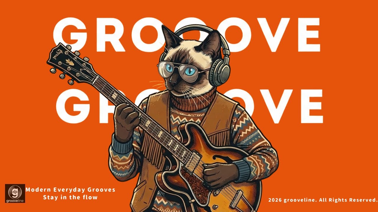 【Playlist】GROOVE POP｜気ままなリズム♪確かなビート ♪Cool & Laid-back｜Chill JAZZ POP hop Study Work　cat