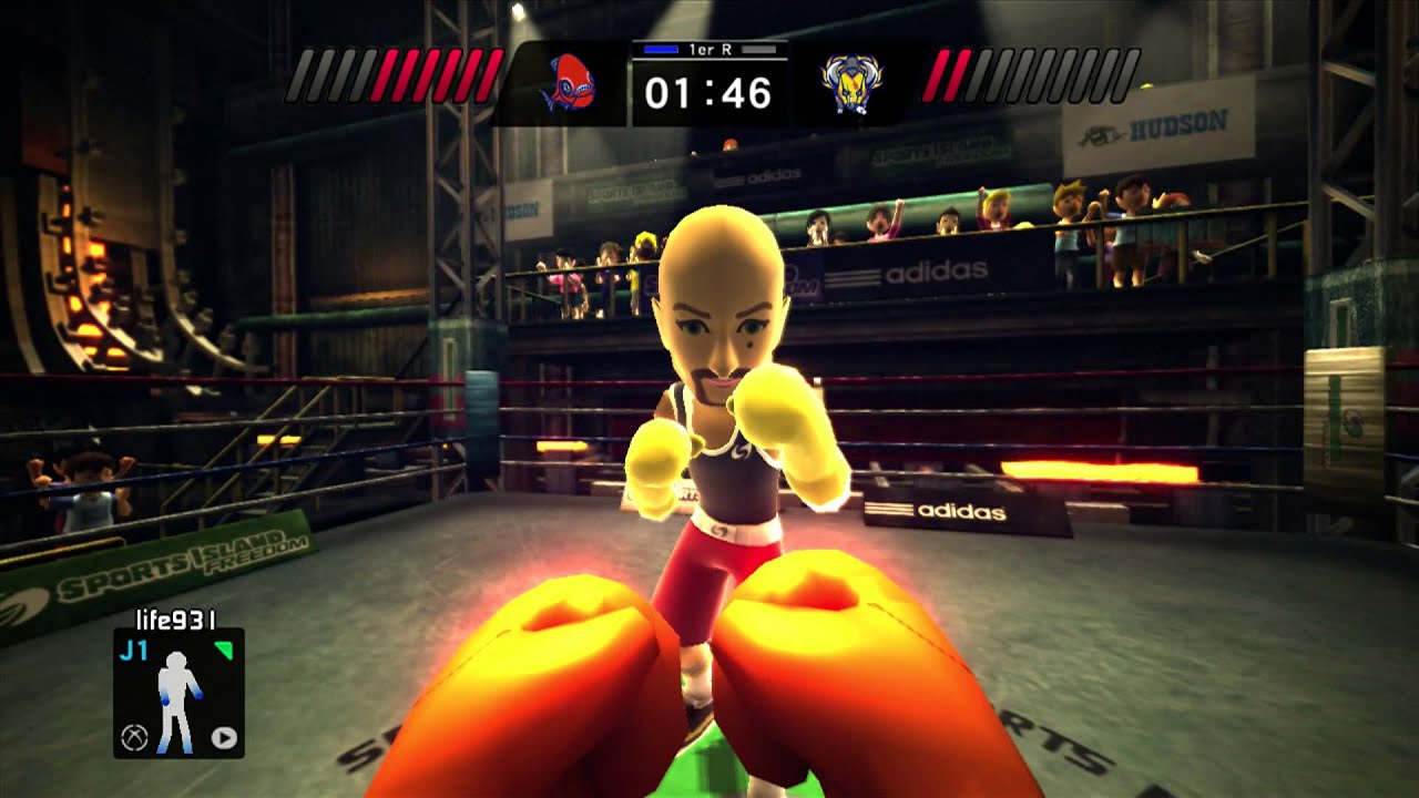 kinect sport island freedom xbox 360 boxe 2