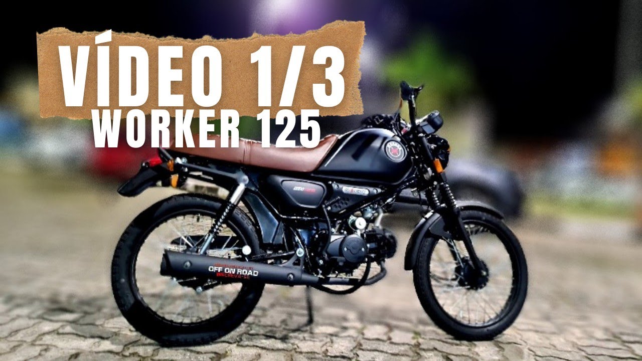 INDO BUSCAR A NOVA SHINERAY WORKER 125 | REVIEW COMPLETO | VÍDEO 1/3