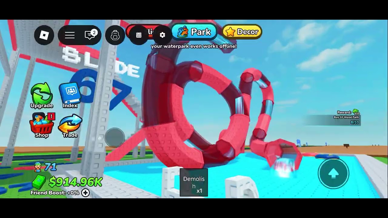 My waterpark tour