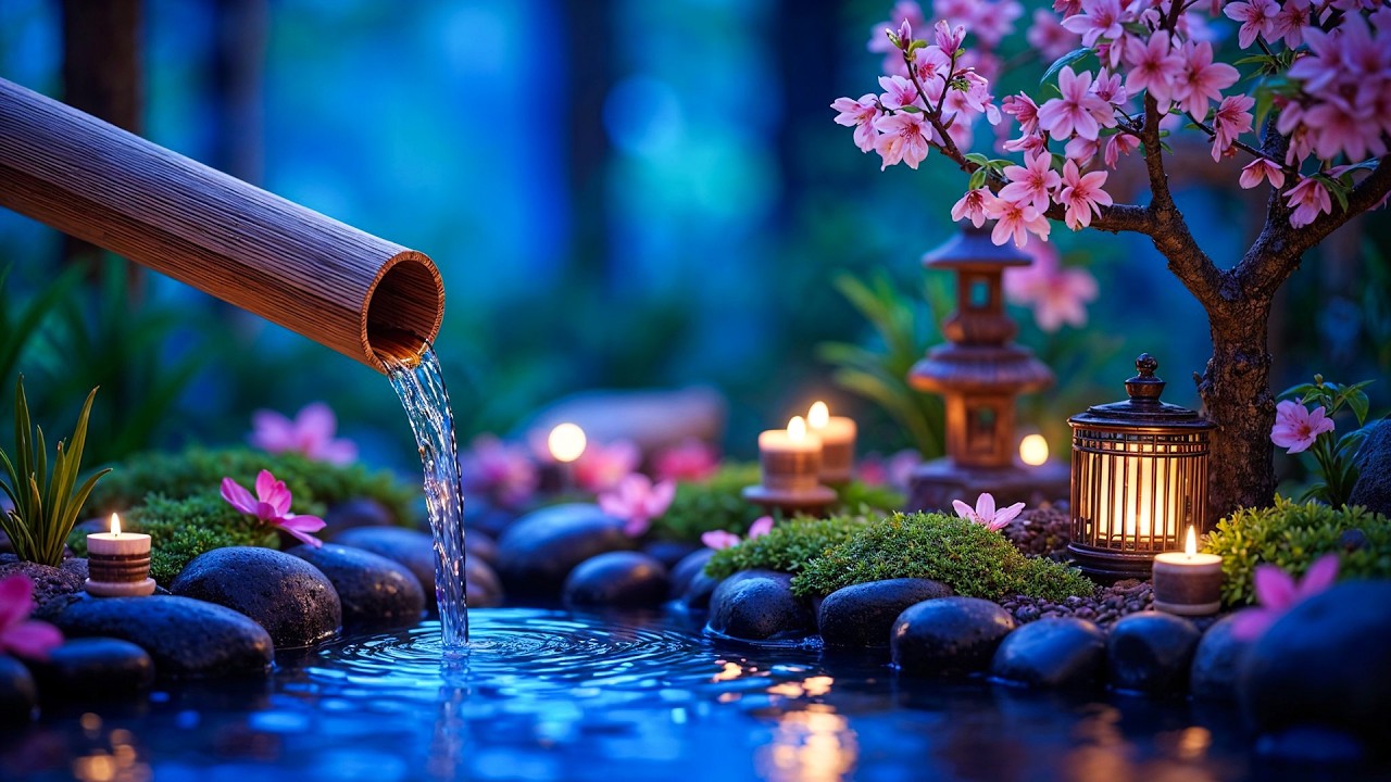 Relaxing Music + Soothing Water Sounds 🌿 Deep Sleep 😴 , Relieve Stress, Anxiety and Depression