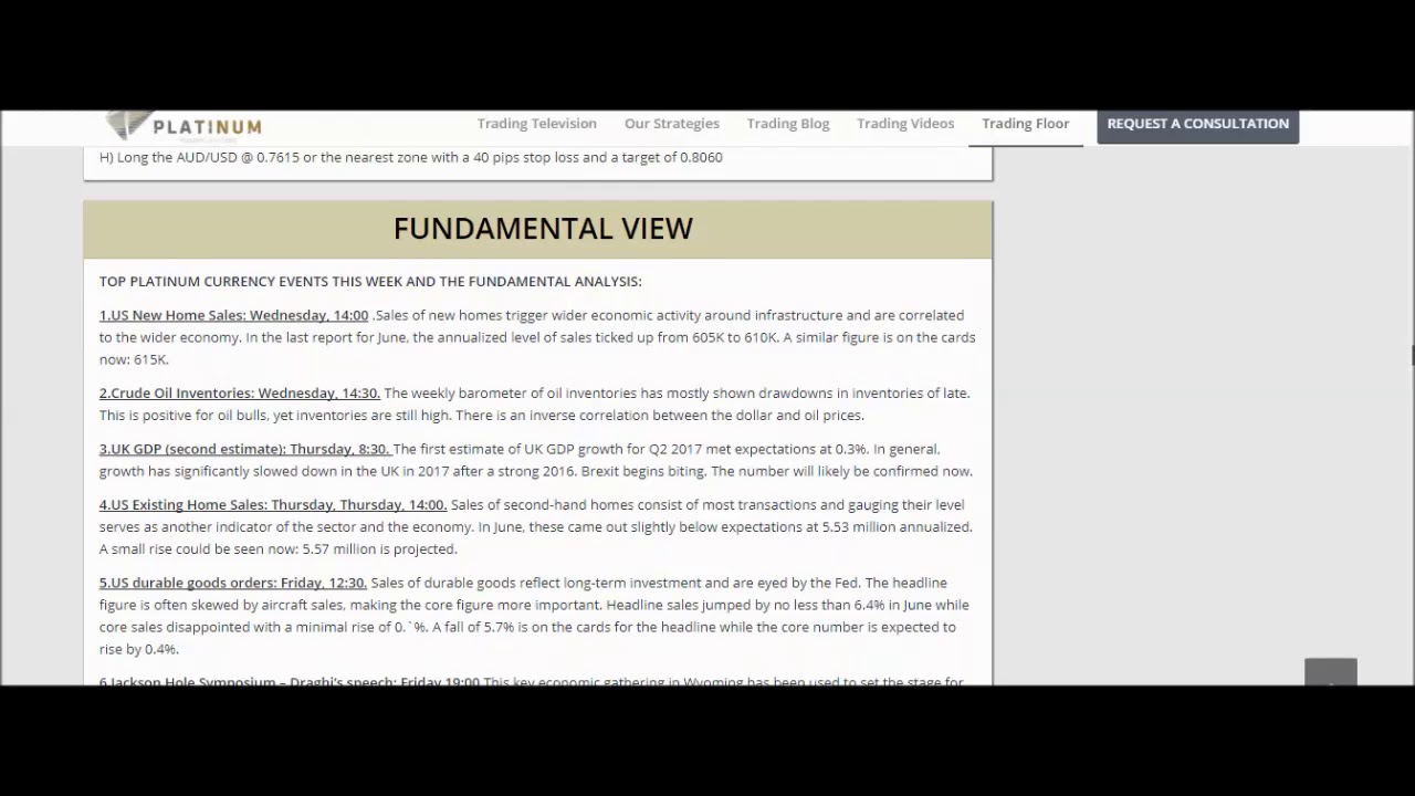 Fundamental Views with Platinum