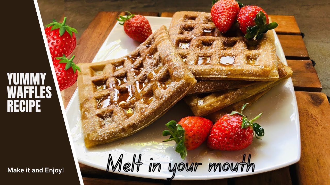 How to Make Waffles | Homemade crispy Waffle in 5 minutes | වොෆ්ල් | வஃப்ல்| Sweet Bite & Craft.