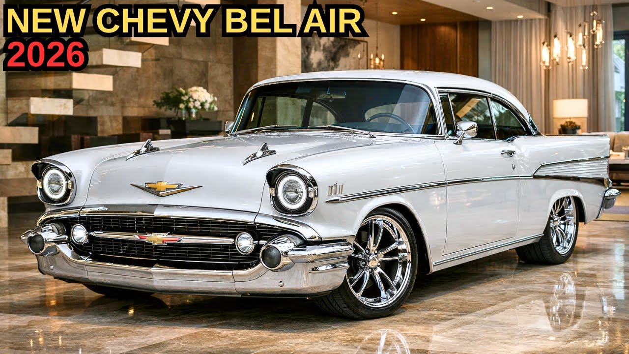 Chevrolet Bel Air 2026 года вернулся — и он просто потрясающий!