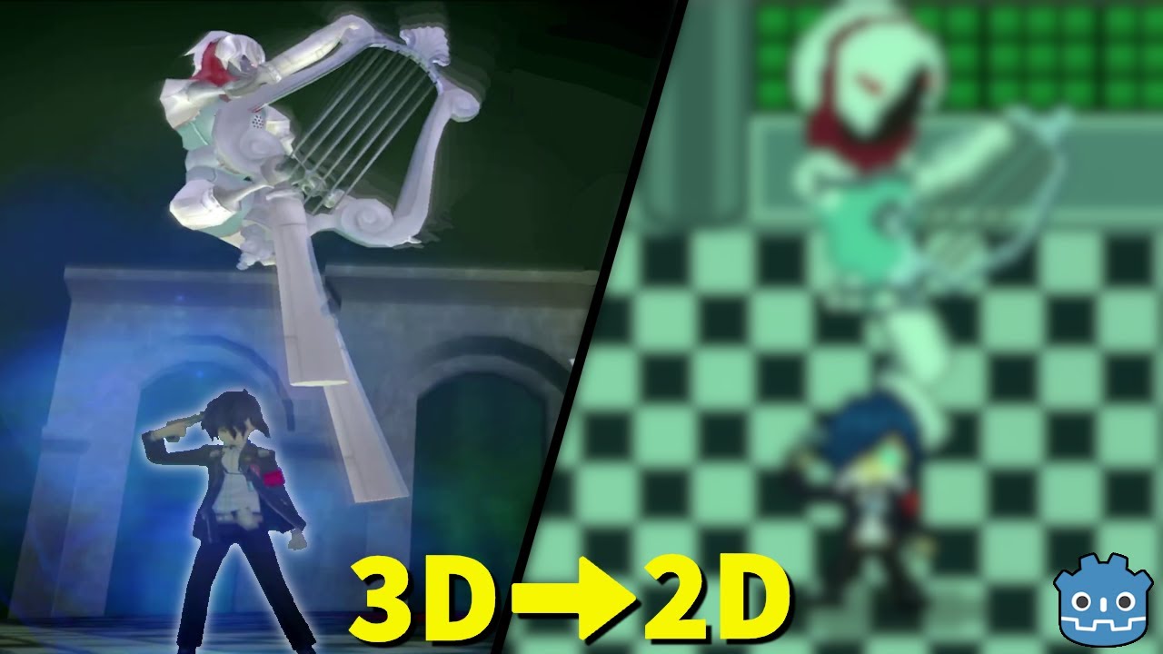 I Remade PERSONA 3 as a 2D Pixel Art Game