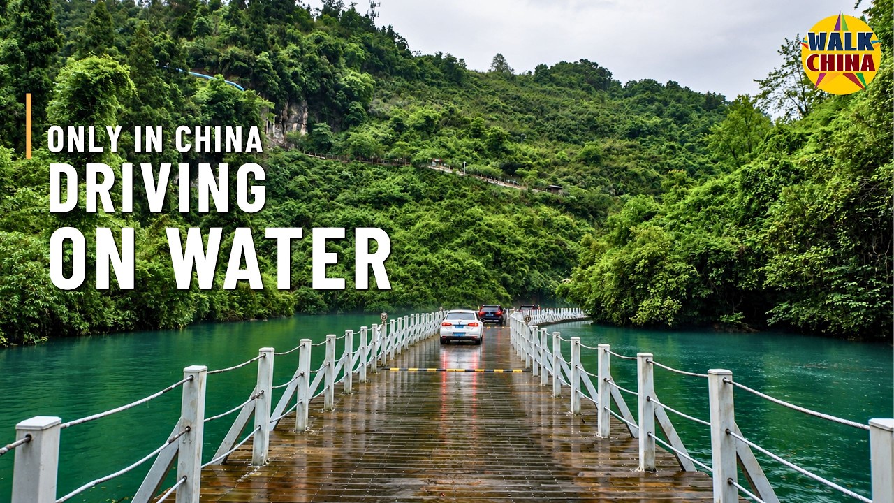 Only in China &mdash; Cars Drive on Water in This Unreal Canyon | Shiziguan | 4K
