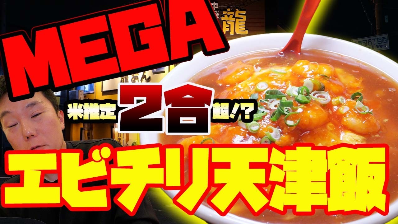 胃袋バグる怪物丼が来た&hellip;エビチリ天津飯を大食い｜尼崎町中華