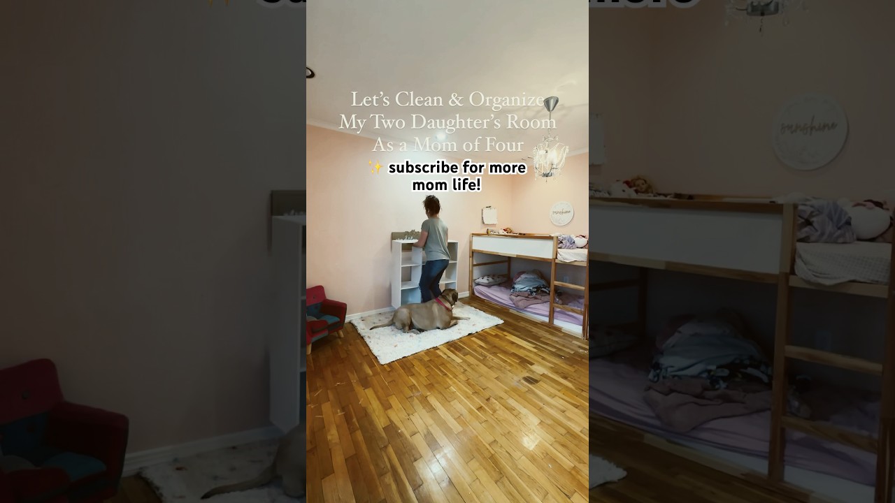 Clean & Organize Kid&rsquo;s Room #momvlog #cleanwithme #momlife #momlifestyle