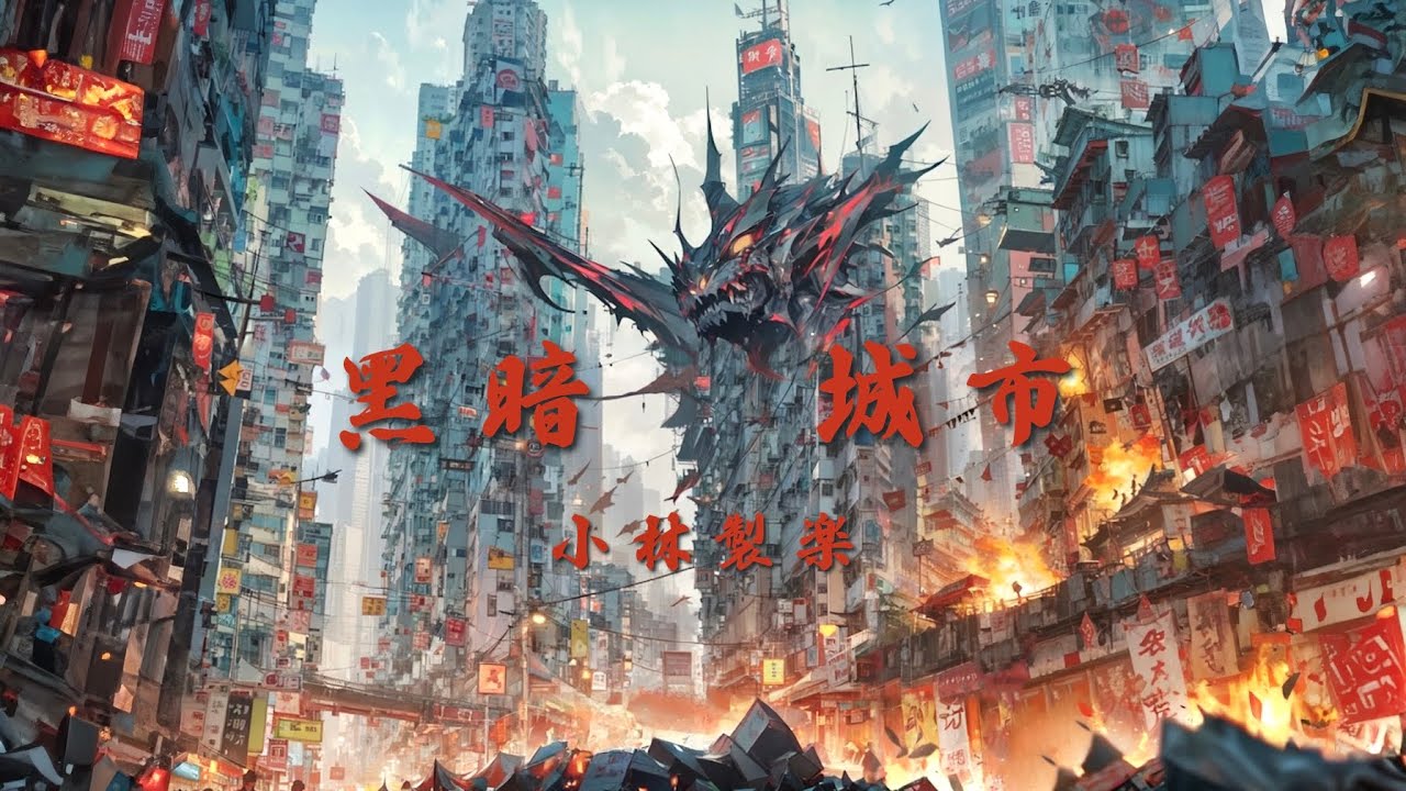小林製楽 - 黑暗城市 (Official Lyrics Video)