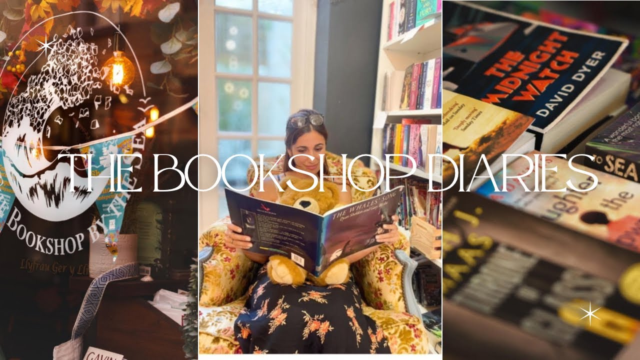 Day in the life of an independent bookshop by the sea in Wales! | The Bookshop Diaries 