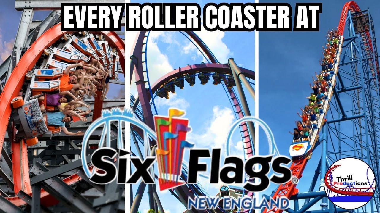 Every Roller Coaster at Six Flags New England! (2024 Edition)