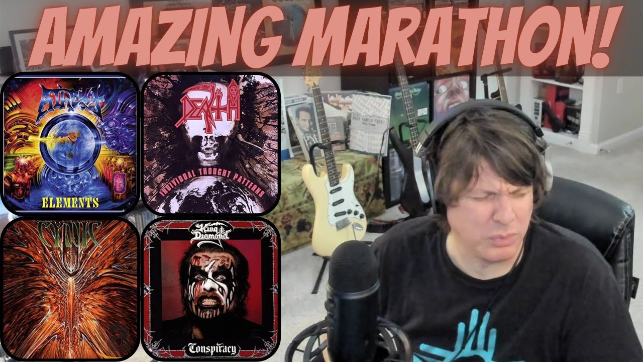 METAL MARATHON | FIRST SOLO REACTION to Atheist/Death/Cynic/King Diamond |(Metal w/Nick) WATCH THIS!