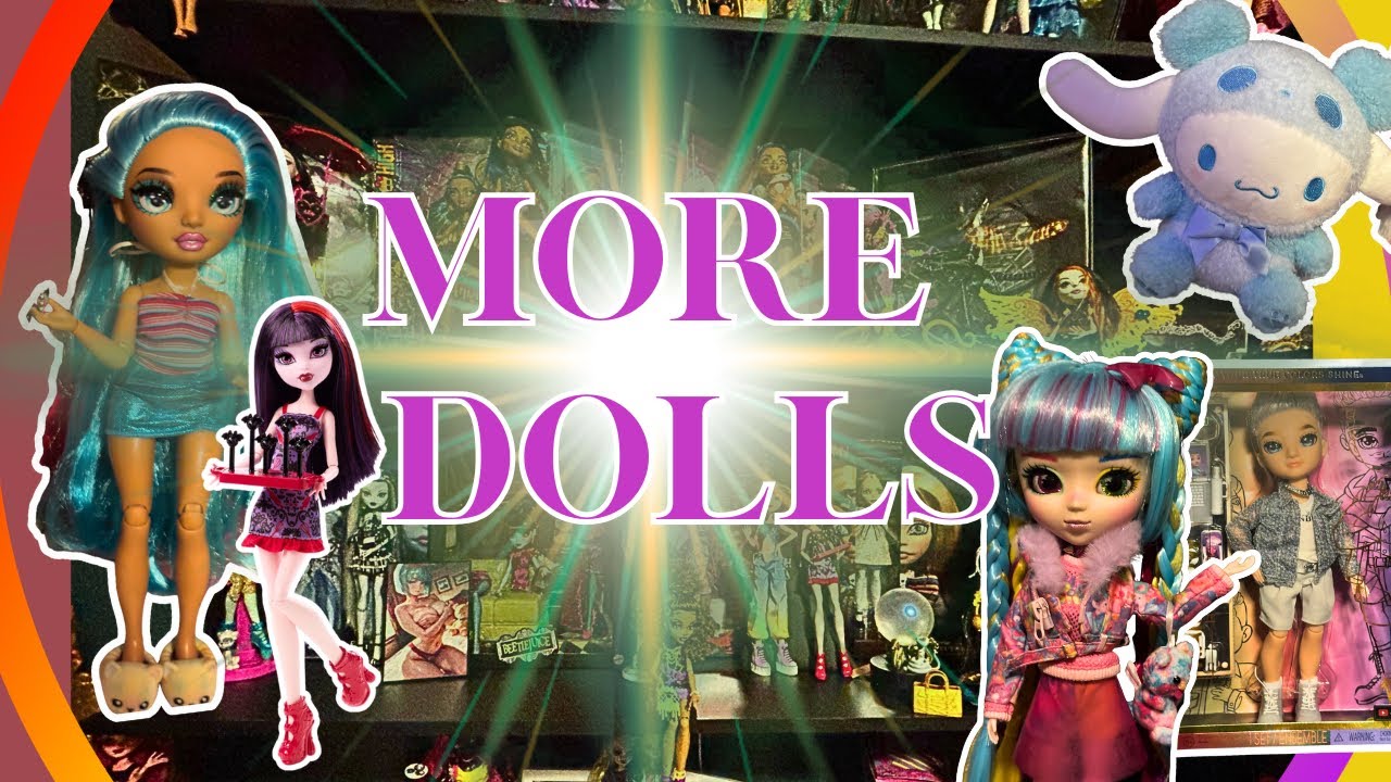 Большие полки для БОЛЬШЕГО количества кукол: MH, RH и Pullip.