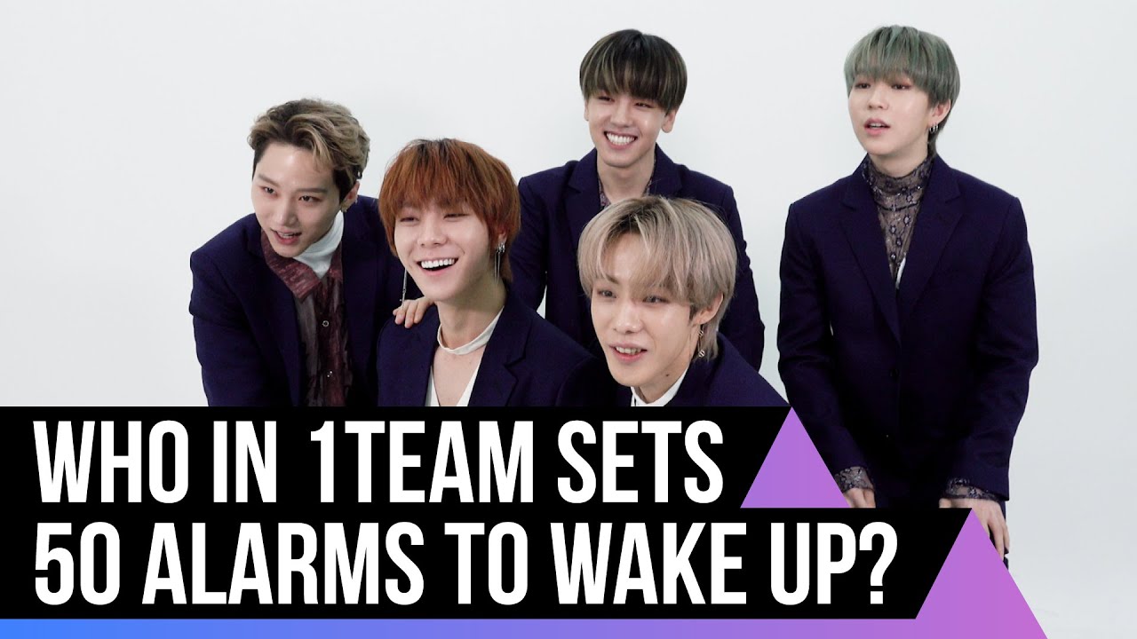 1TEAM shows off their teamwork!