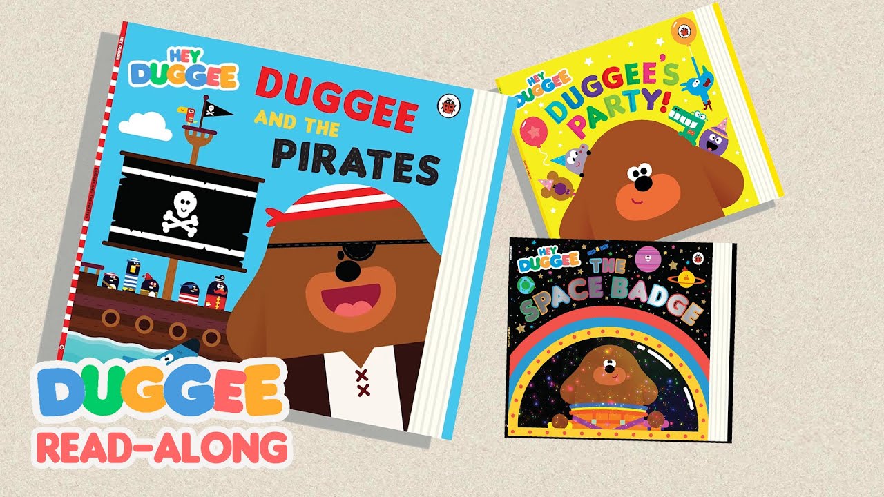 Duggee Read-Alongs! | Duggee and the Pirates, Party Badge, Space Badge + more! | Hey Duggee Official