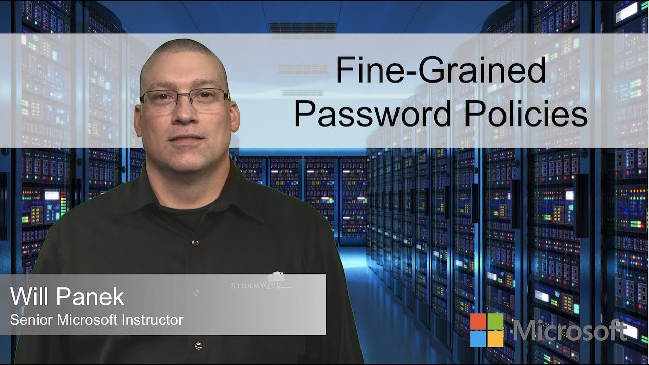 Fine-Grained Password Policies
