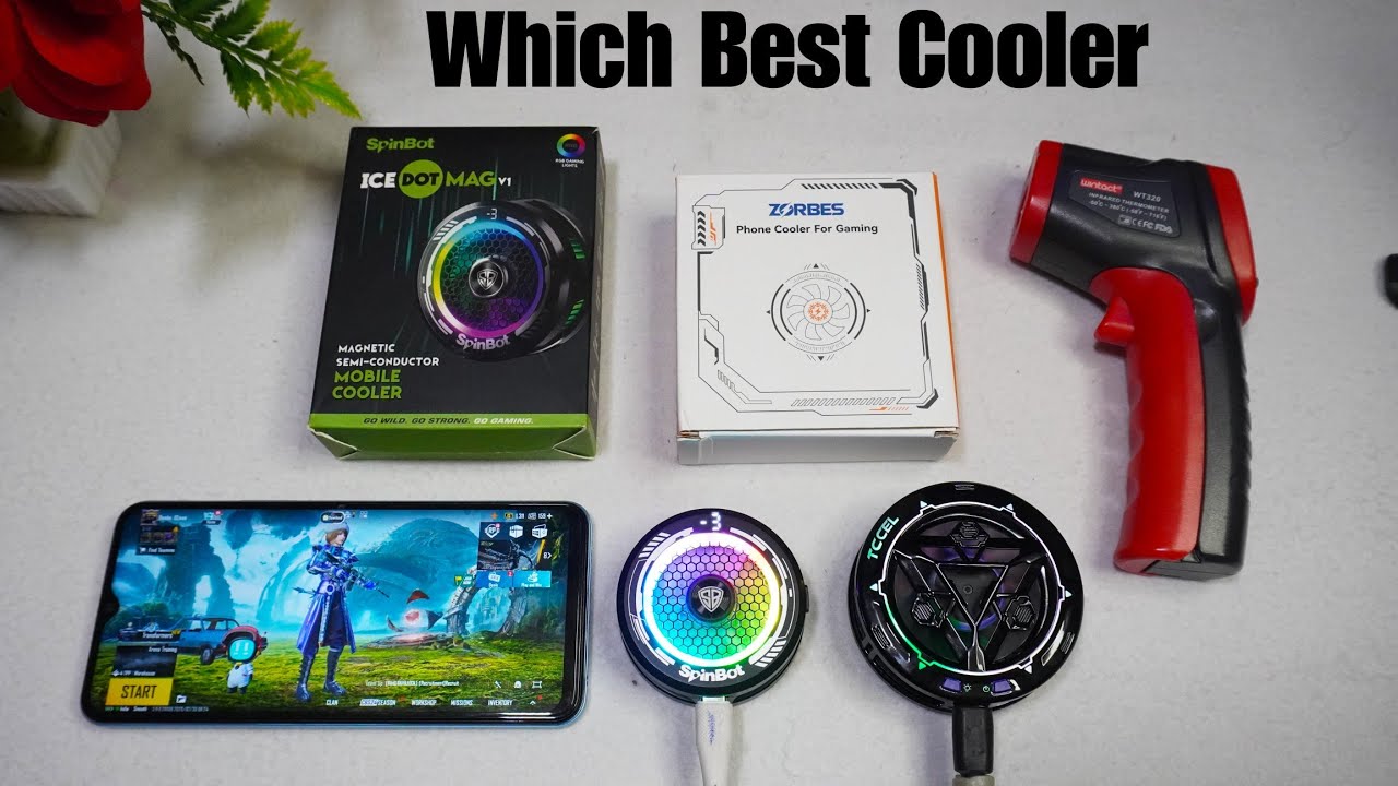 SpinBot Mag V1 VS Zorbes 25 Watt Gaming cooler Full Compare || Which Best RGB Gaming Cooling Fan