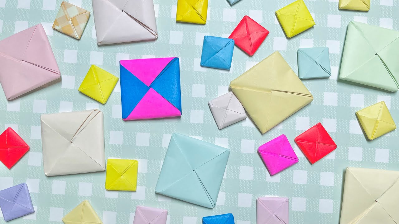 【origami】ユニット折り紙の基本のき📃
