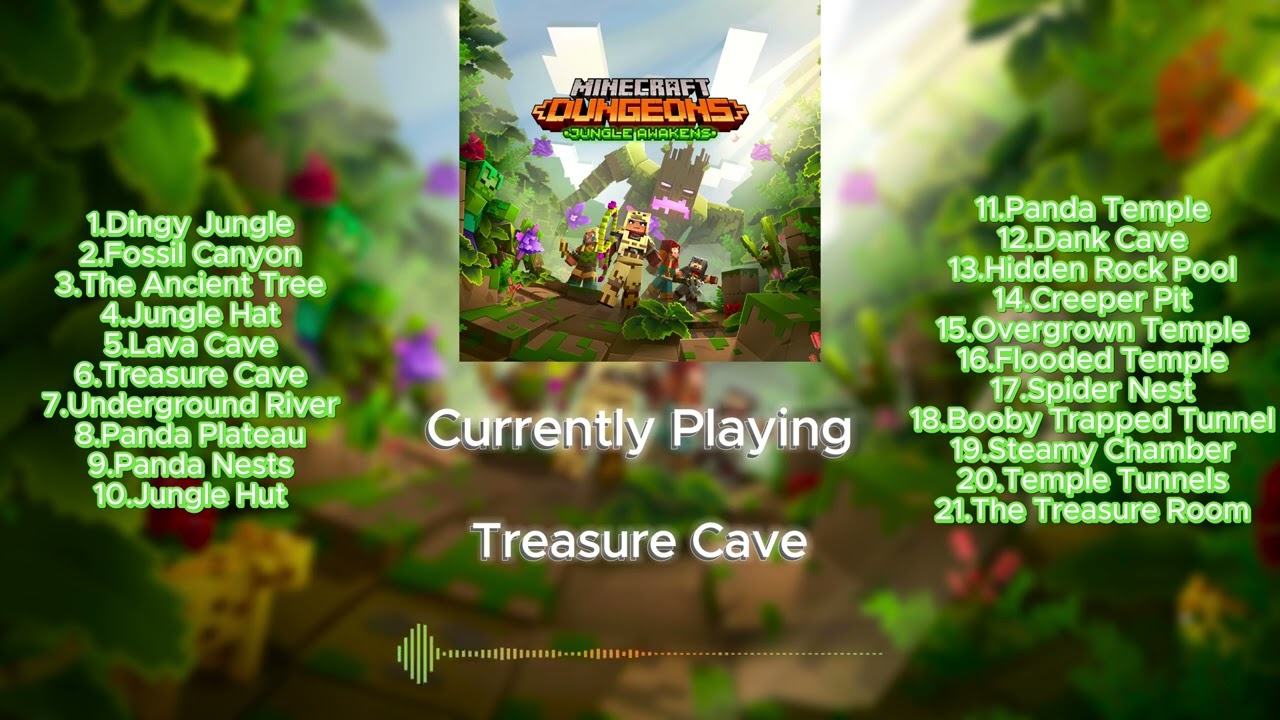 Minecraft Dungeons Jungle Awakens | Full Soundtrack | OST | Timestamps | Music By Mojang Studios