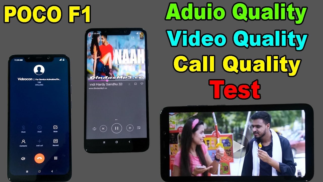 Xiaomi Poco F1 Audio, Video, Calling, 4K, Music, Speaker Sound Quality Test in Hindi