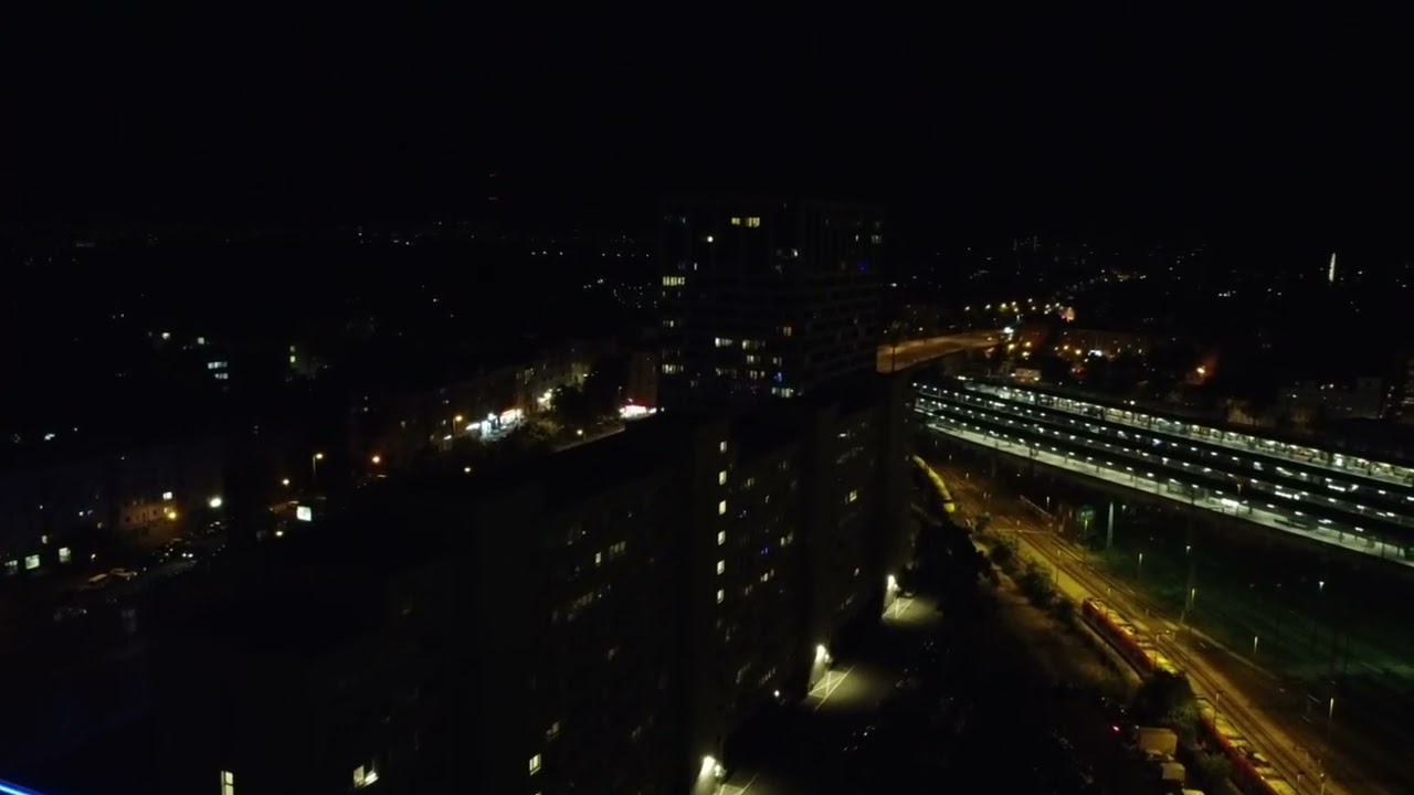 Berlin by Night#3 mal mit Hubschrauber Sound #drone #berlin #djivlog #dji #djimini4