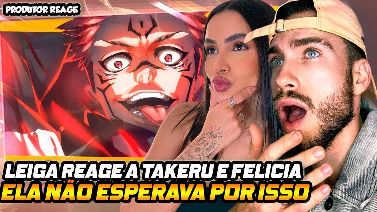LEIGA REAGE Rap do Sukuna (Jujutsu Kaisen) - O REI DAS MALDIÇÕES | Takeru Feat. Felícia Rock (REACT)