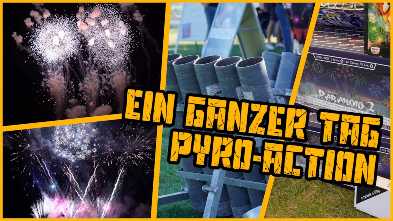 EIN GANZER TAG PYROACTION - Pyrotreffen und Vorschießen von Mohl Feuerwerk | VLOG