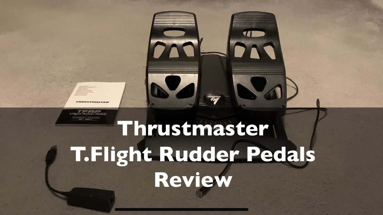 Thrustmaster T.Flight Rudder Pedals Review (FS2020, FSX, XP11)