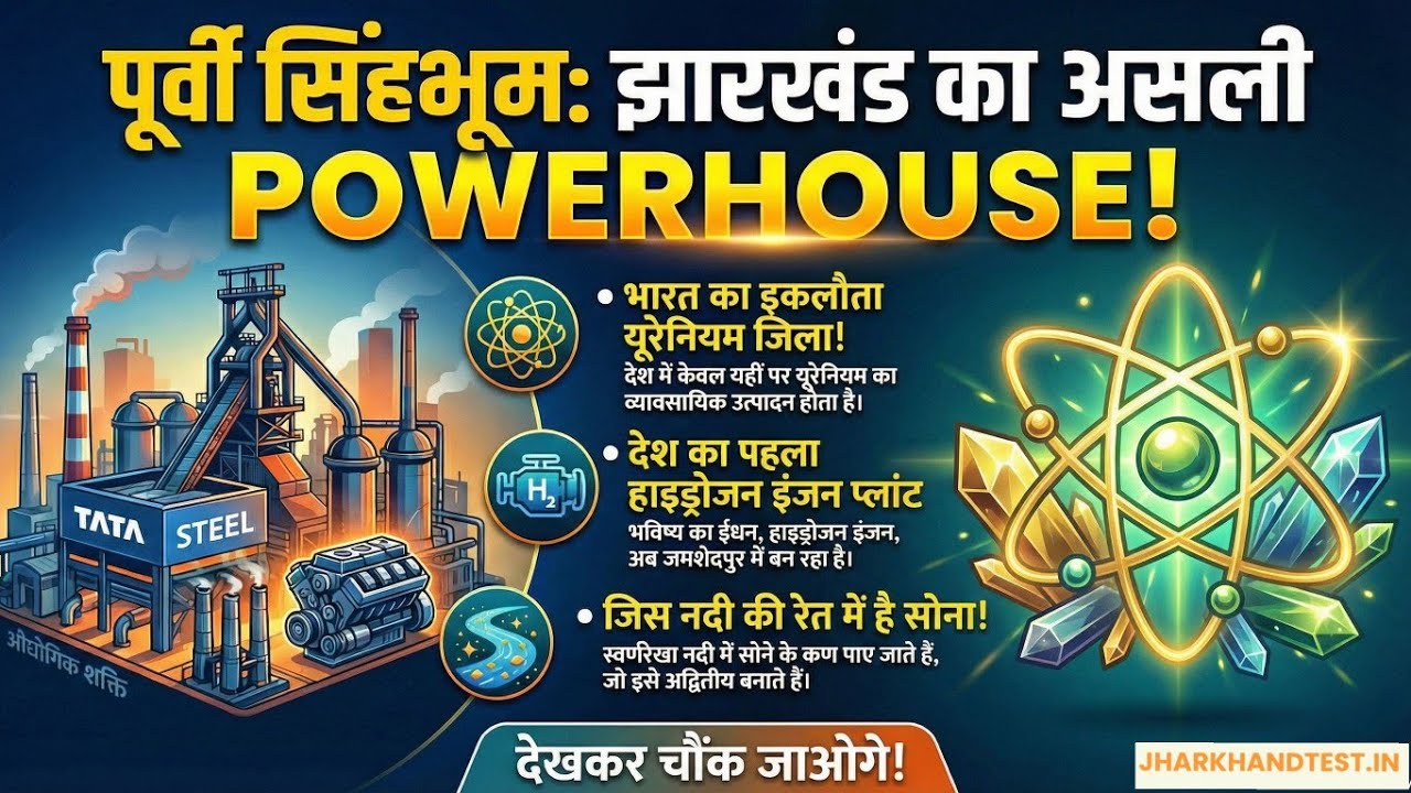 जिला दर्शन: पूर्वी सिंहभूम (Jamshedpur) | East Singhbhum GK | JSSC & JPSC स्पेशल