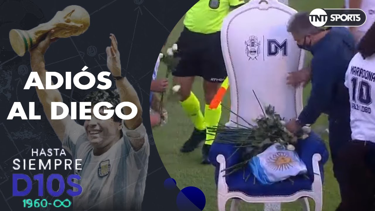 El emotivo homenaje a Diego Maradona de Gimnasia La Plata con Dalma y Gianinna