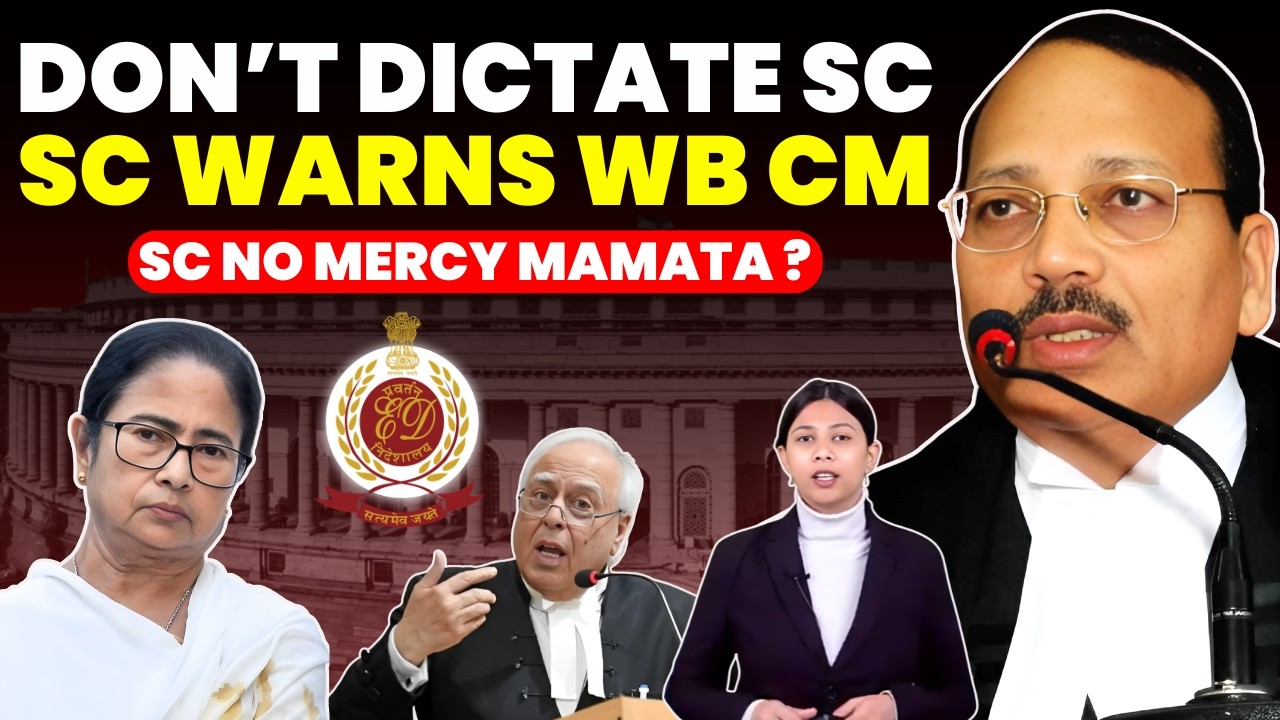 DON'T DARE DICTATE SC......SC WARNS WB CM......SC NO MERCY ON CM MAMATA? #supremecourtofindia