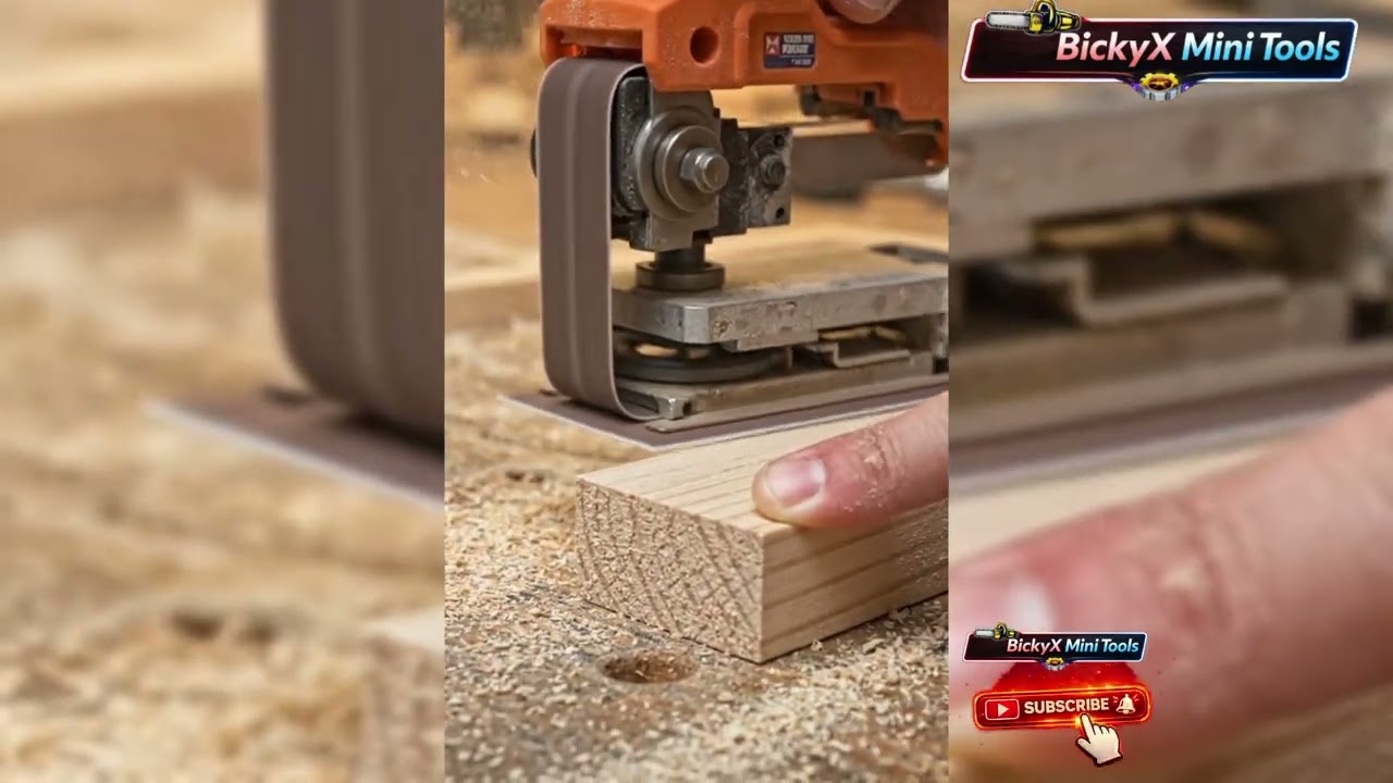 Building a Mini TV Stand with Tiny Tools | BickyX Mini Tools
