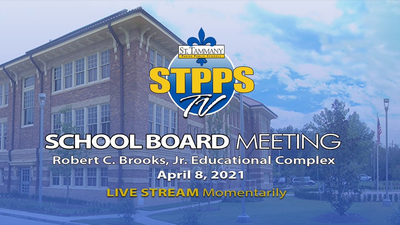 STPPS Board Meeting – 4/8/21