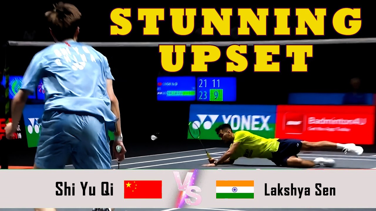 STUNNING UPSET | Shi Yu Qi VS Lakshya Sen